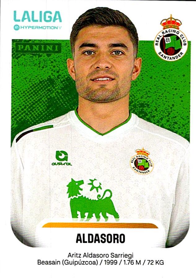 LALIGA HYPERMOTION 2025-26 ALDASORO RACING DE SANTANDER Nº335