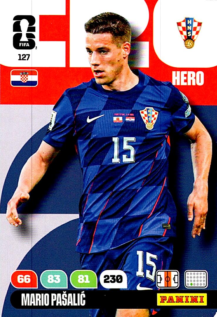 ADRENALYN WORLD CUP 2026 MARIO PASALIC CROATIA Nº127