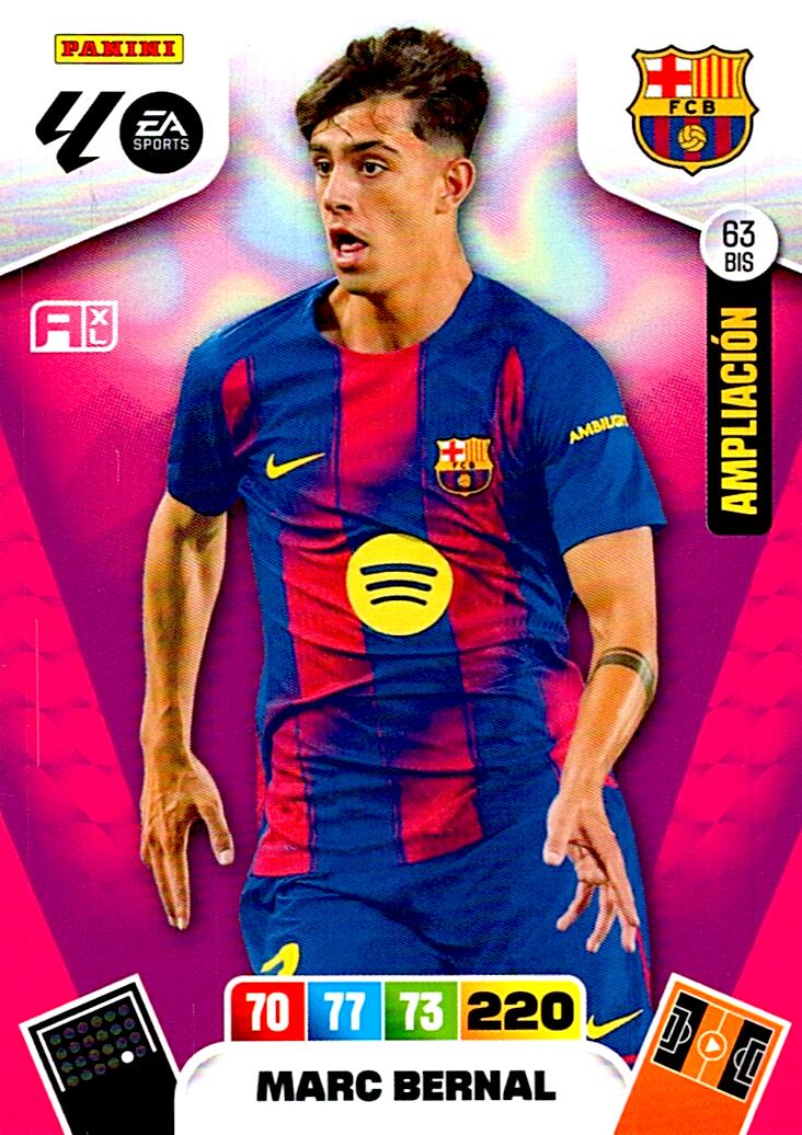 ADRENALYN LA LIGA 2025/2026 MARC BERNAL AMPLIACION Nº63 BIS