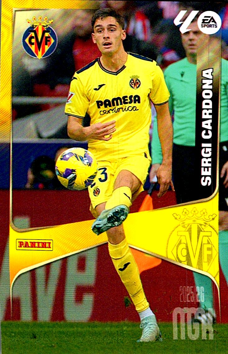 MEGACRACKS 2025/2026 SERGI CARDONA VILLARREAL CF Nº368