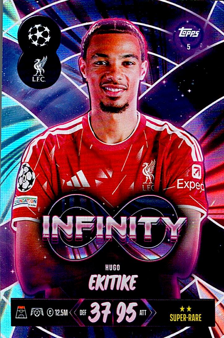 MATCH ATTAX CHAMPIONS LEAGUE 2026/2027 HUGO EKITIKE INFINITY Nº5