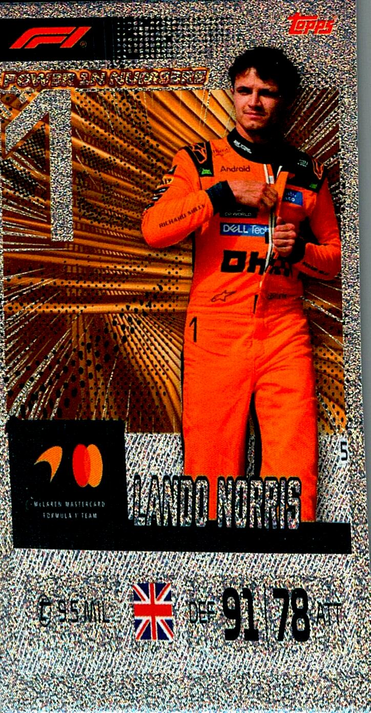 TURBO ATTAX FORMULA 1 2026 LANDO NORRIS Nº5