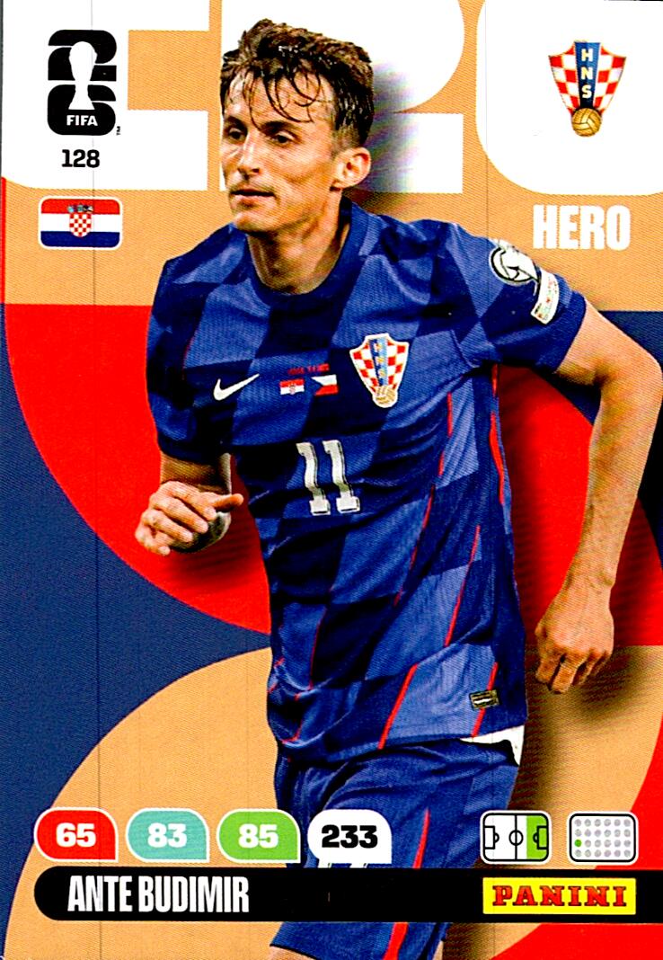 ADRENALYN WORLD CUP 2026 ANTE BUDIMIR CROATIA Nº128