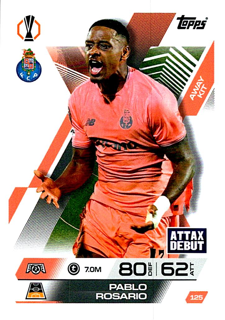 TOPPS MATCH ATTAX EXTRA 2025/26 PABLO ROSARIO Nº125