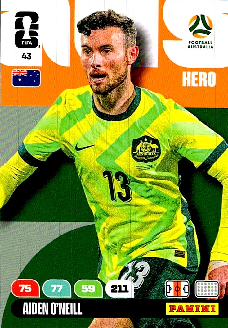ADRENALYN WORLD CUP 2026 AIDEN O´NEILL AUSTRALIA Nº43