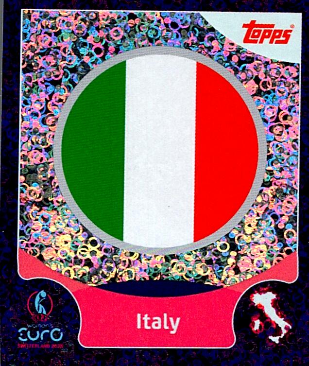 TOPPS WOMEN´S EURO SWITZERLAND 2025 ESCUDO ITALY Nº5