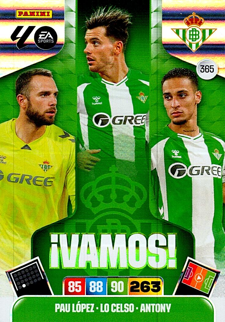 ADRENALYN LA LIGA 2025/2026 REAL BETIS ¡VAMOS! Nº365