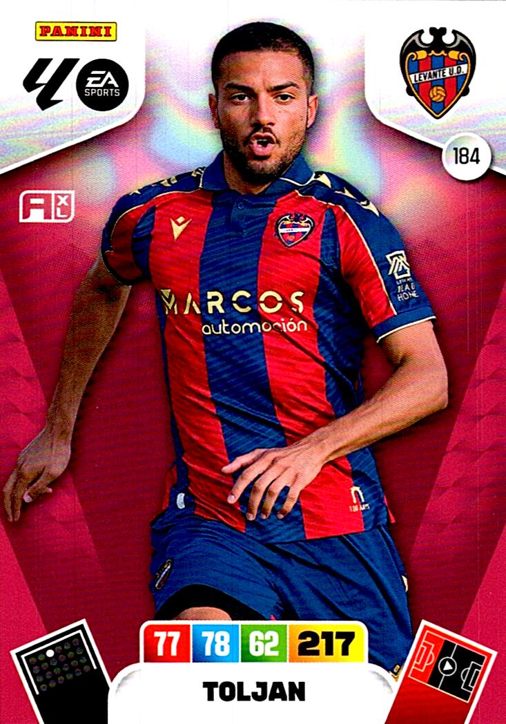 ADRENALYN LA LIGA 2025/2026 TOLJAN LEVANTE UD Nº184