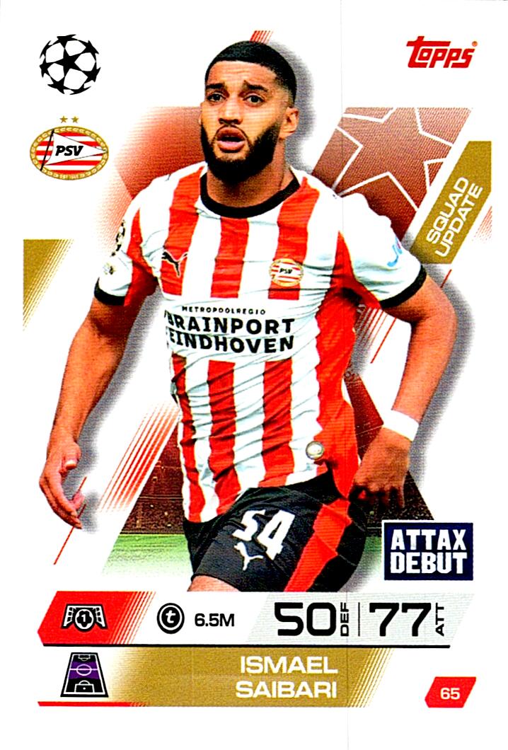 TOPPS MATCH ATTAX EXTRA 2025/26 ISMAEL SAIBARI Nº65