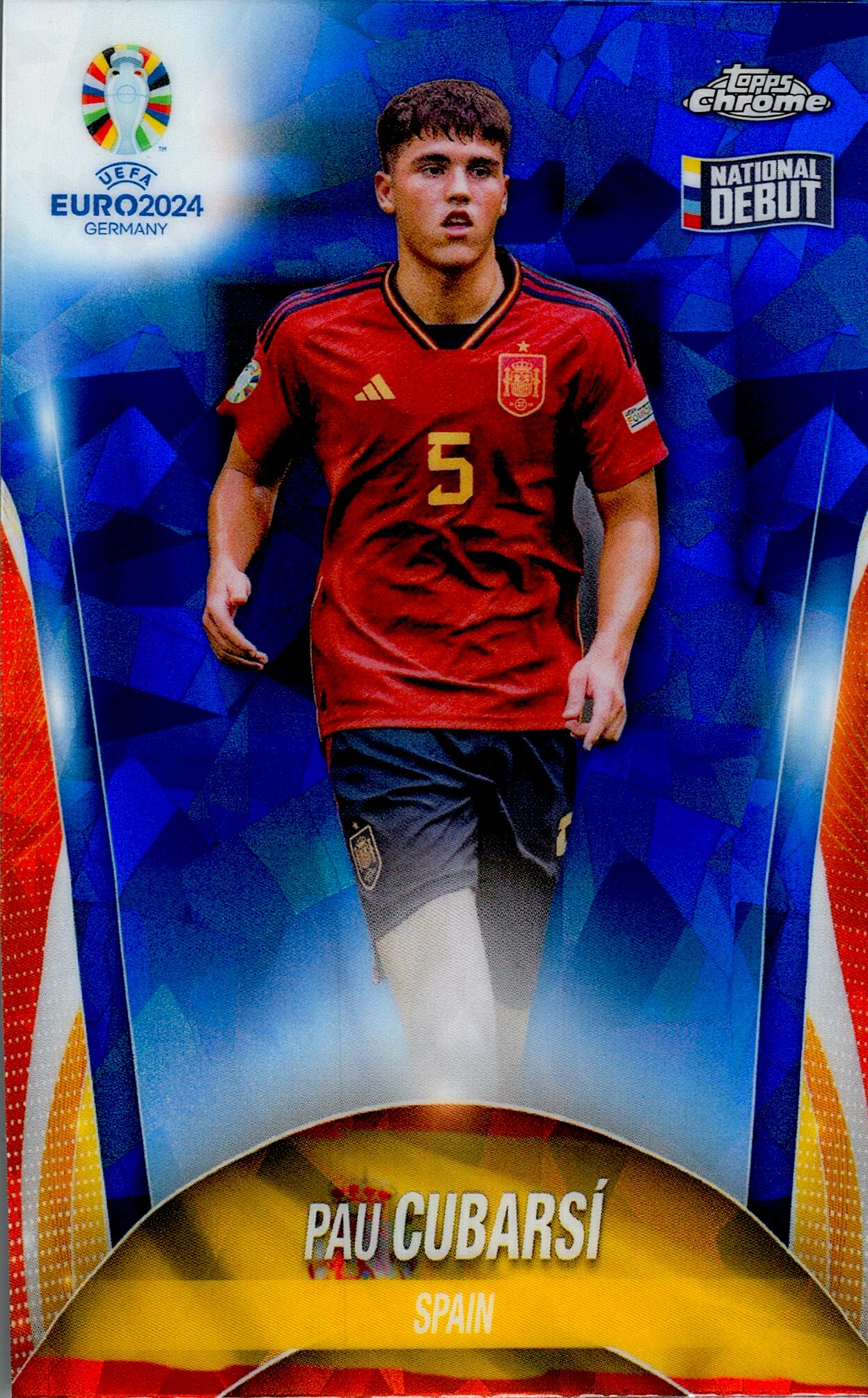 TOPPS CHROME UCL 2023/2024 PAU CUBARSÍ Nº33