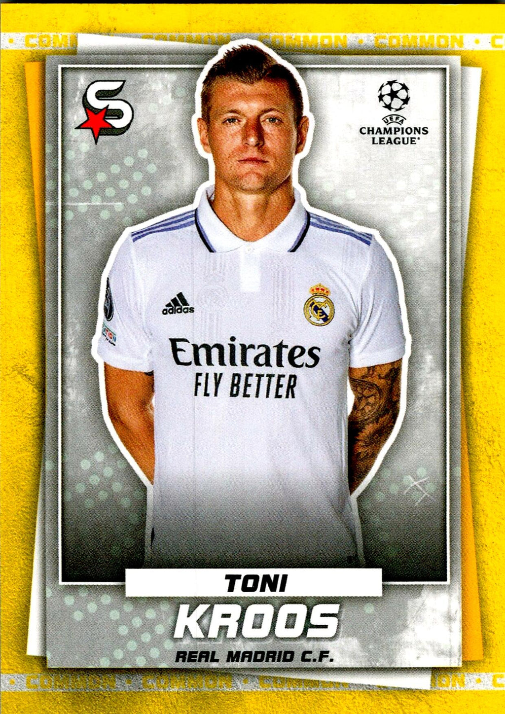 TOPPS SUPERSTAR 2023 TONI KROOS Nº40 YELLOW