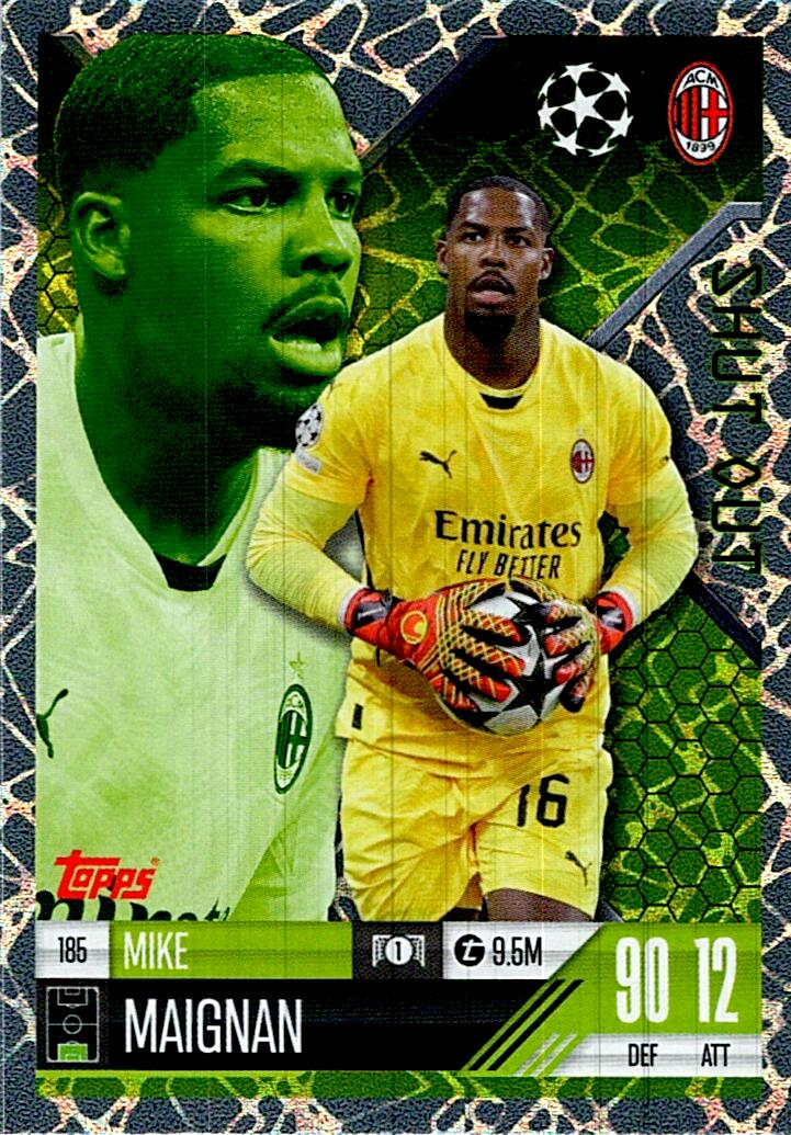 Match Attax Extra 2025 Mike Maignan Shut Out nº185