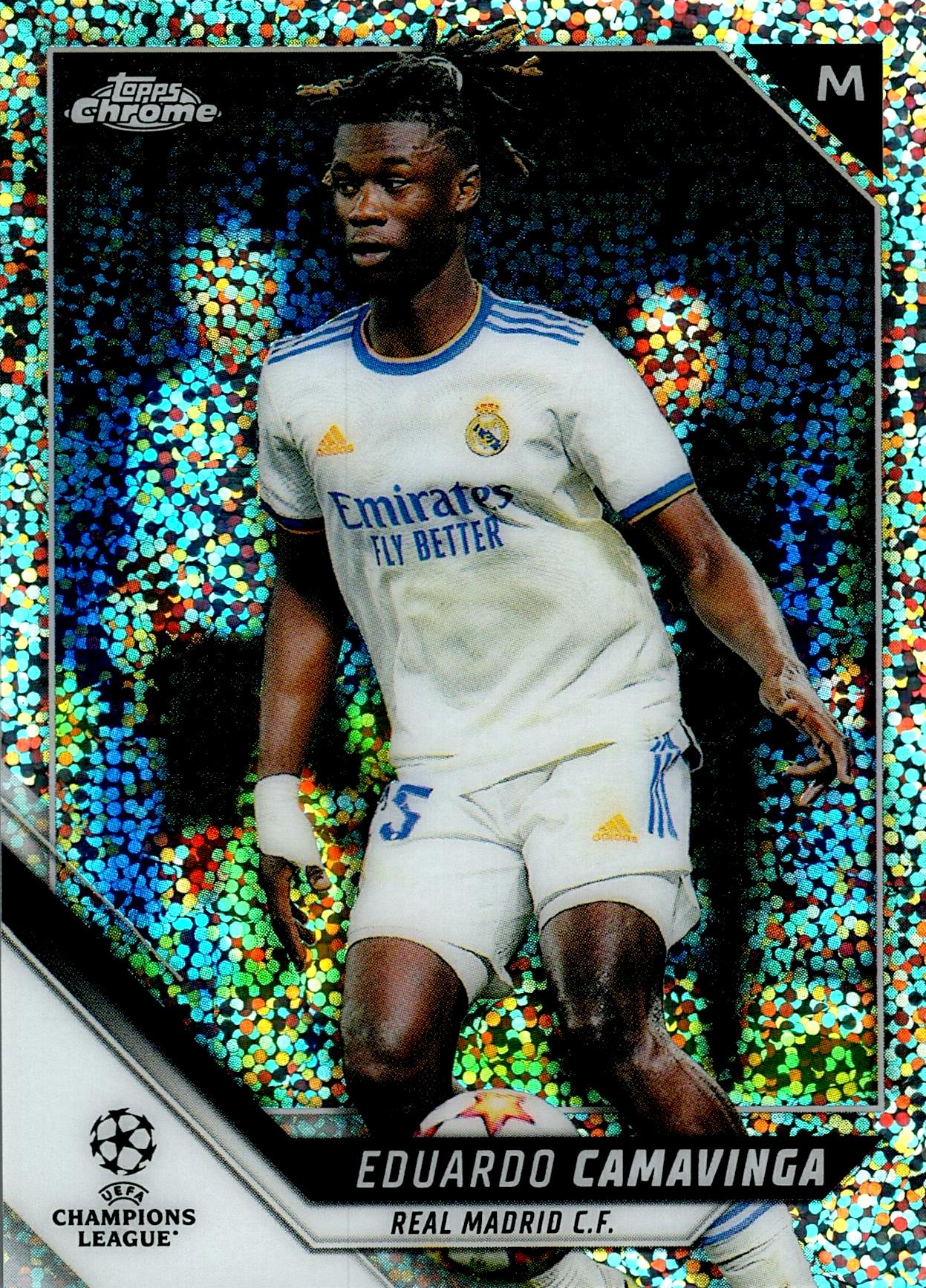 TOPPS CHROME UEFA CHAMPIONS LEAGUE 2021/2022 - CAMAVINGA Nº115 INSERT