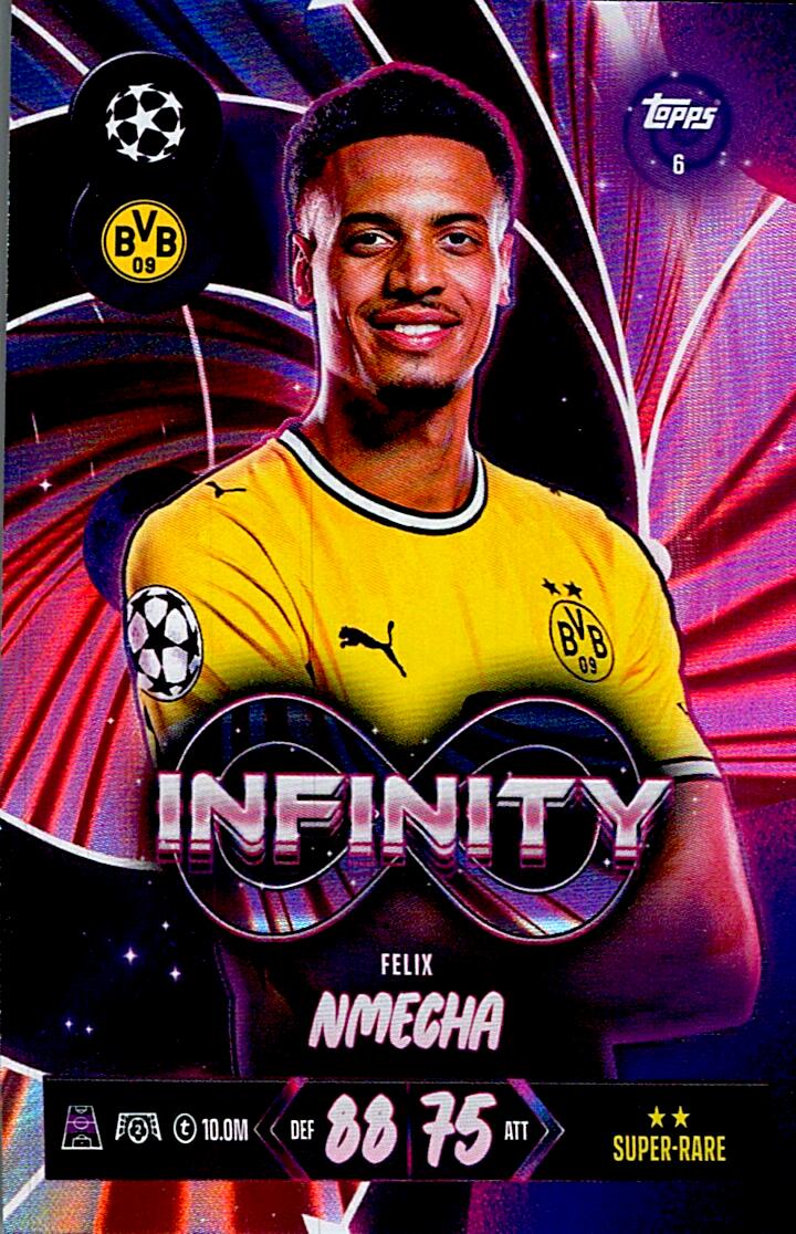 MATCH ATTAX CHAMPIONS LEAGUE 2026/2027 FELIX NMECHA INFINITY Nº6