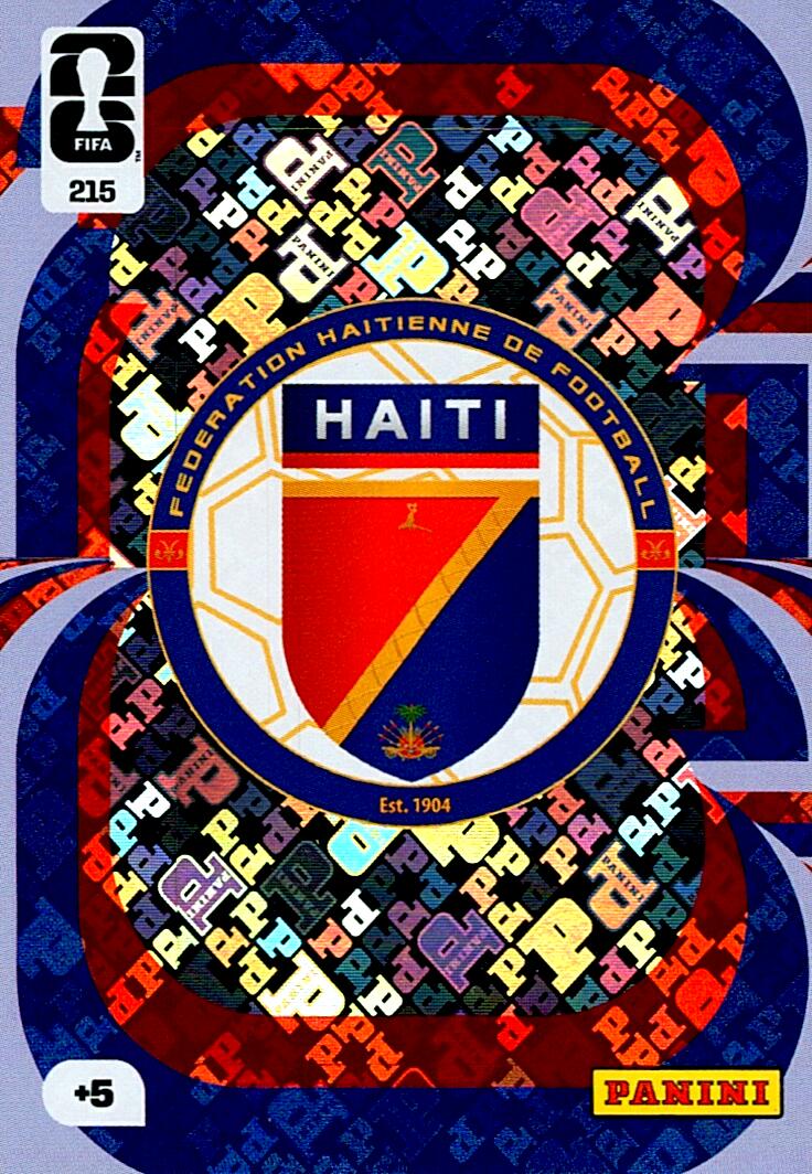 ADRENALYN WORLD CUP 2026 ESCUDO HAITI Nº215