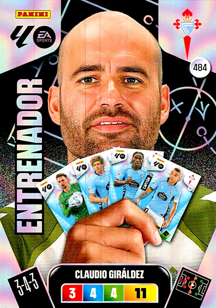 ADRENALYN LA LIGA 2025/2026 CLAUDIO GIRALDEZ ENTRENADOR Nº484