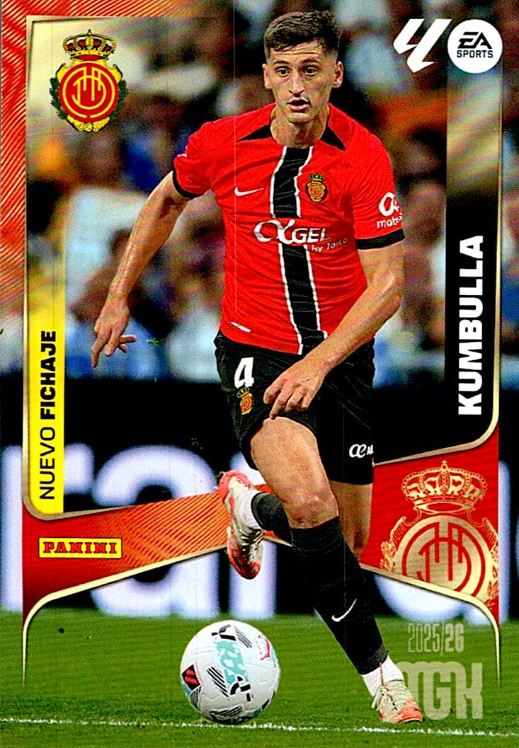 MEGACRACKS 2025/2026 KUMBULLA ULTIMO FICHAJE Nº482 TERCERA EDICION