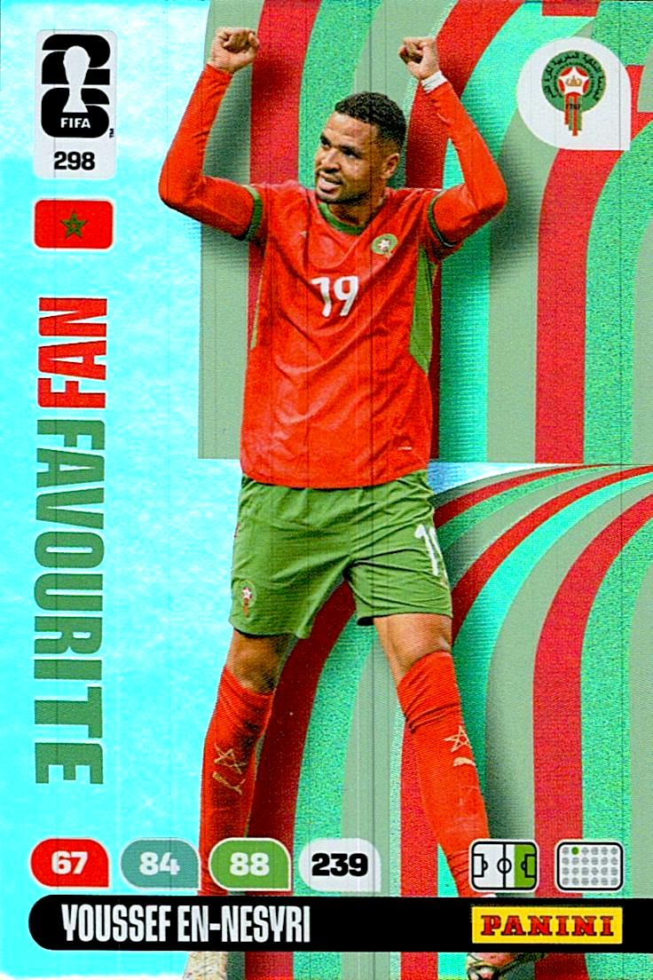ADRENALYN WORLD CUP 2026 YOUSSEF EN-NESYRI MOROCCO FANS FAVOURITE Nº298