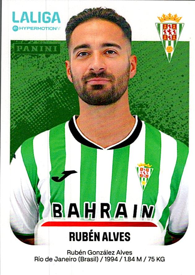 LALIGA HYPERMOTION 2025-26 RUBEN ALVES CORDOBA Nº143