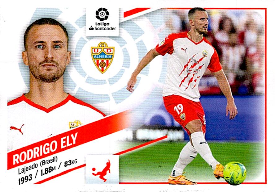 Cromo Liga Este 2022/2023 RODRIGO ELY ALMERIA Nº6