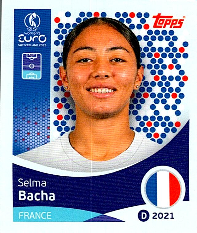 TOPPS WOMEN´S EURO SWITZERLAND 2025 SELMA BACHA Nº242