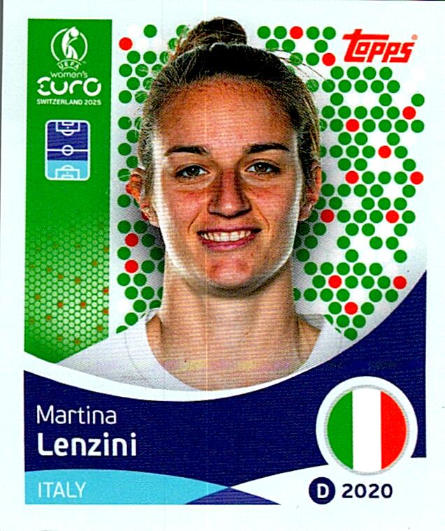 TOPPS WOMEN´S EURO SWITZERLAND 2025 MARTINA LENZINI Nº146