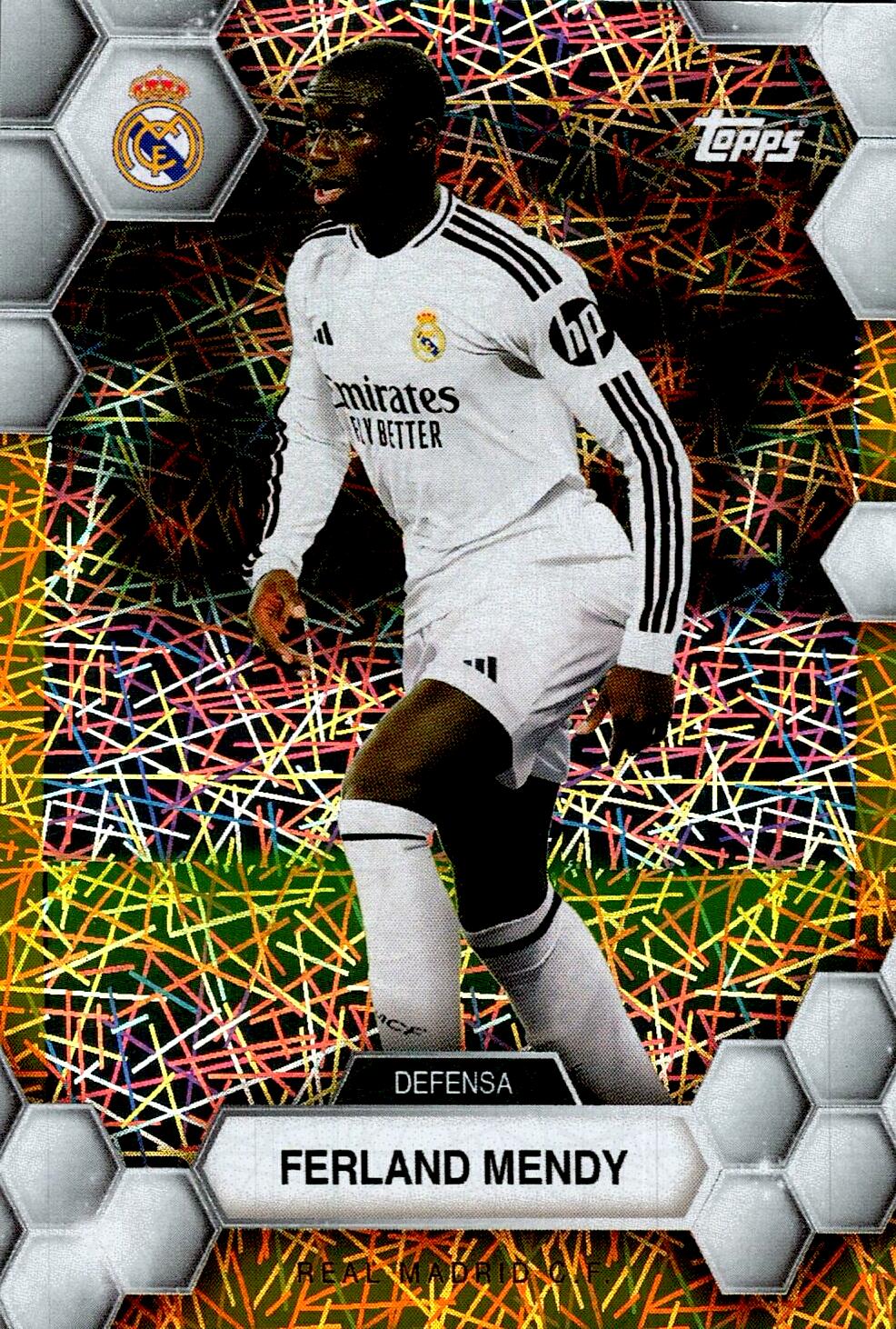 FAN SET REAL MADRID 2024/25 FERLAND MENDY ELECTRIC PARALLEL Nº7