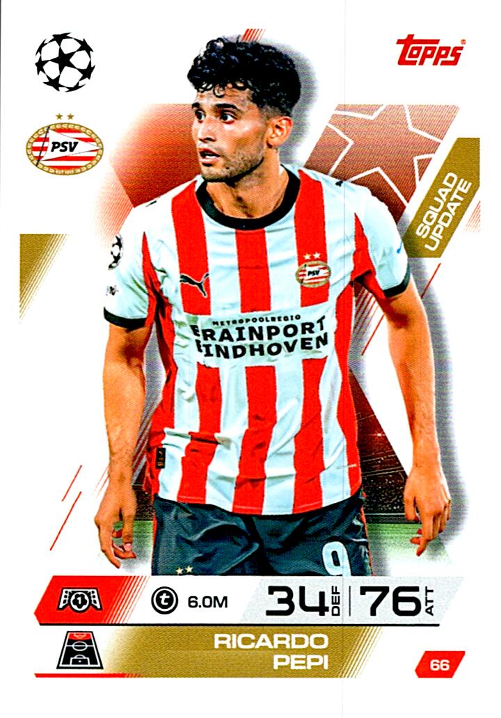TOPPS MATCH ATTAX EXTRA 2025/26 RICARDO PEPI Nº66