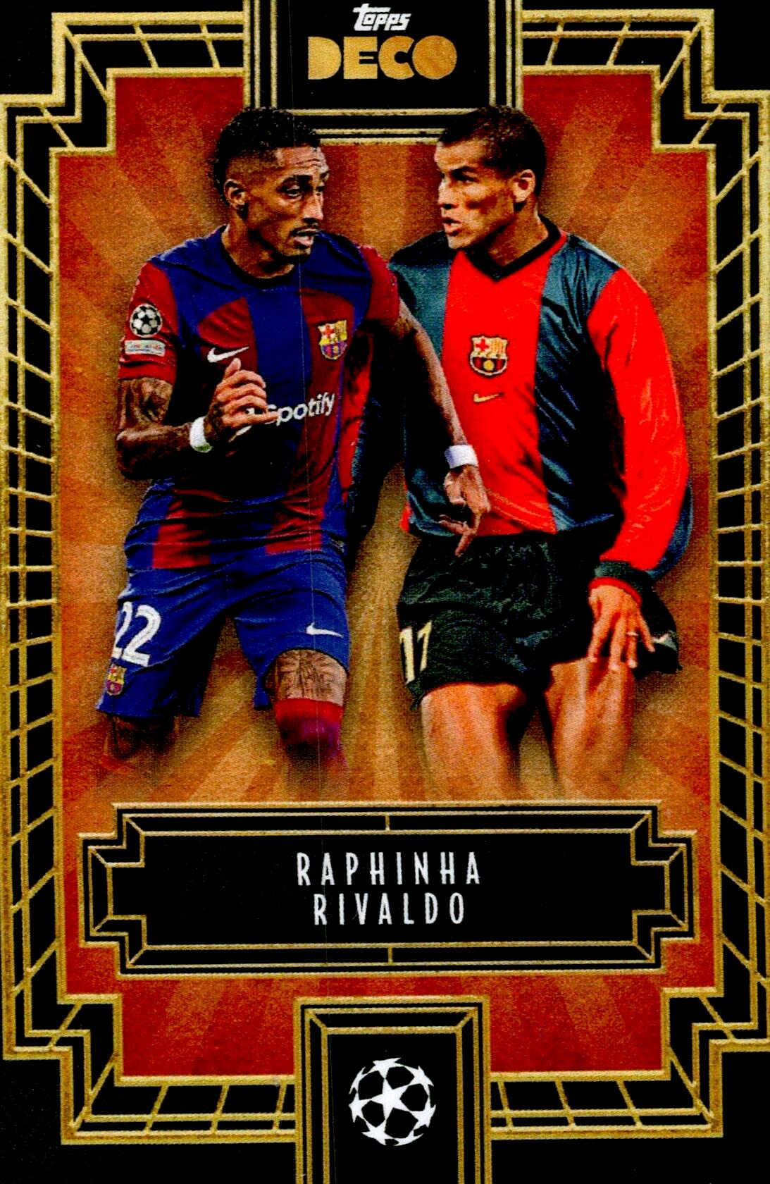 TOPPS DECO 2023/2024 RAPHINHA Y RIVALDO