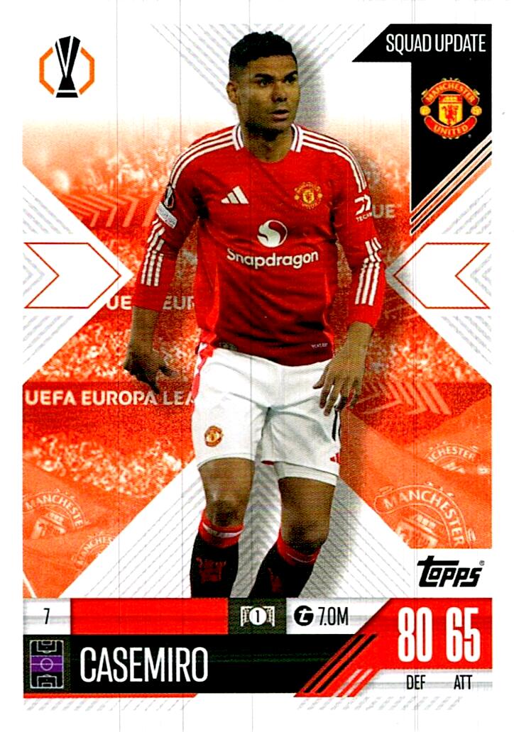 Match Attax Extra 2025 Casemiro nº7