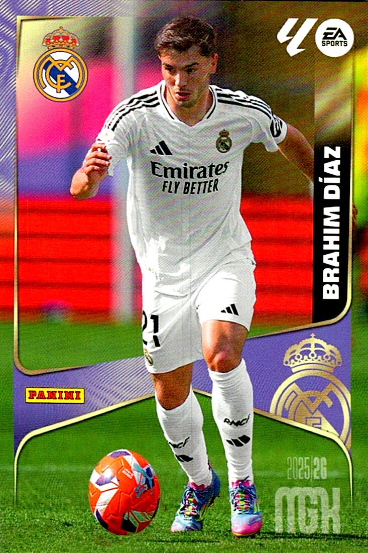 MEGACRACKS 2025/2026 BRAHIM DIAZ REAL MADRID CF Nº231