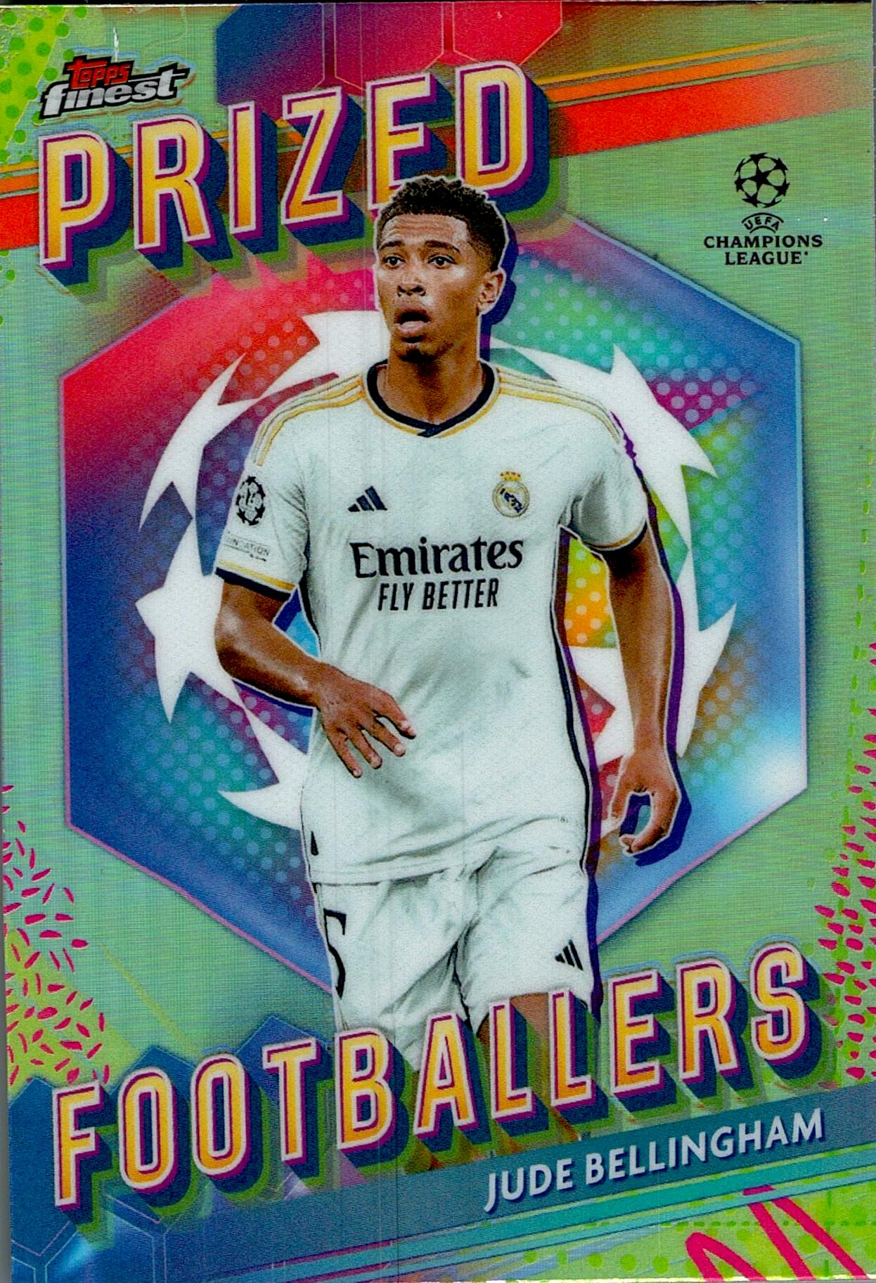 TOPPS FINEST 2023/2024 BELLINGHAM PRIZED FOOTBALLERS NºPF-20