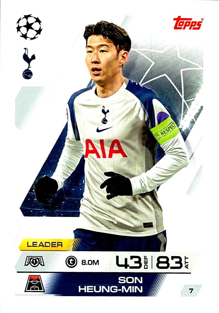 MATCH ATTAX CHAMPIONS LEAGUE 2025/2026 SON HEUNG-MIN Nº7