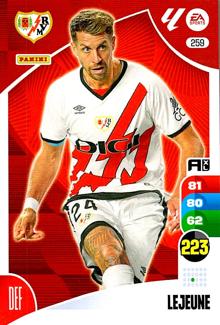 Adrenalyn XL La Liga 2024/2025 Rayo Vallecano