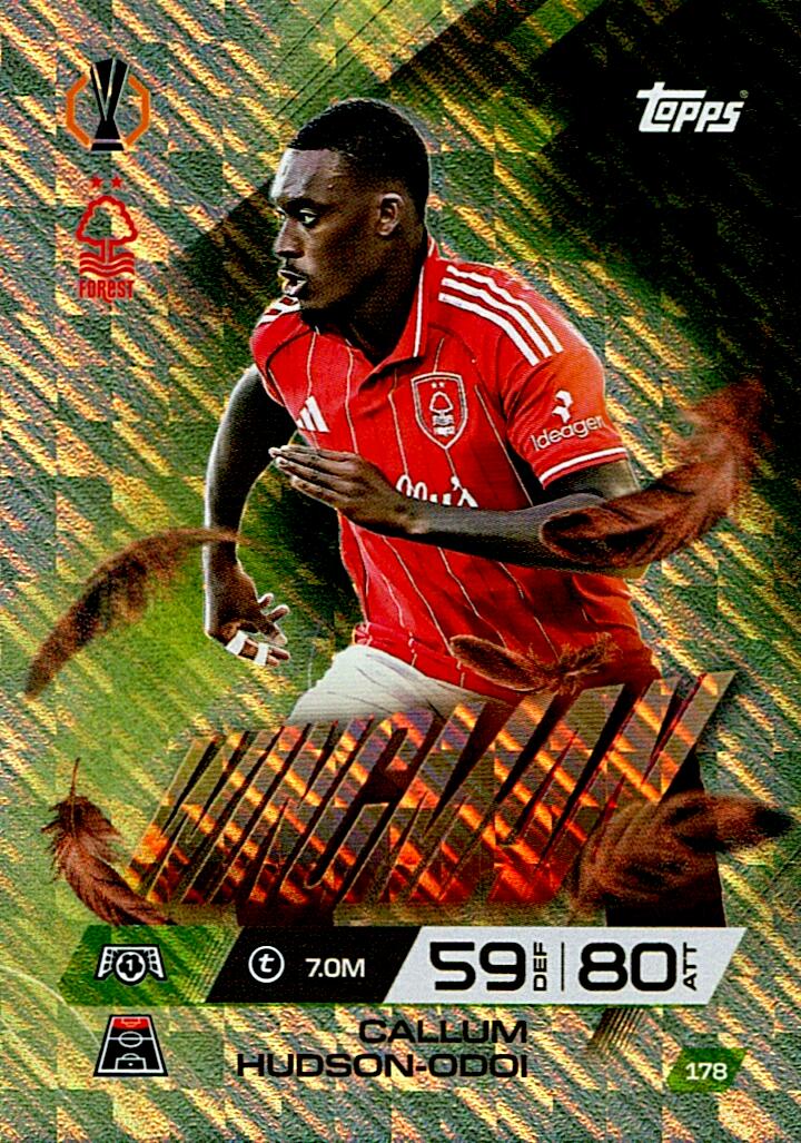 TOPPS MATCH ATTAX EXTRA 2025/26 CALLUM HUDSON-ODOI WINGMAN Nº178