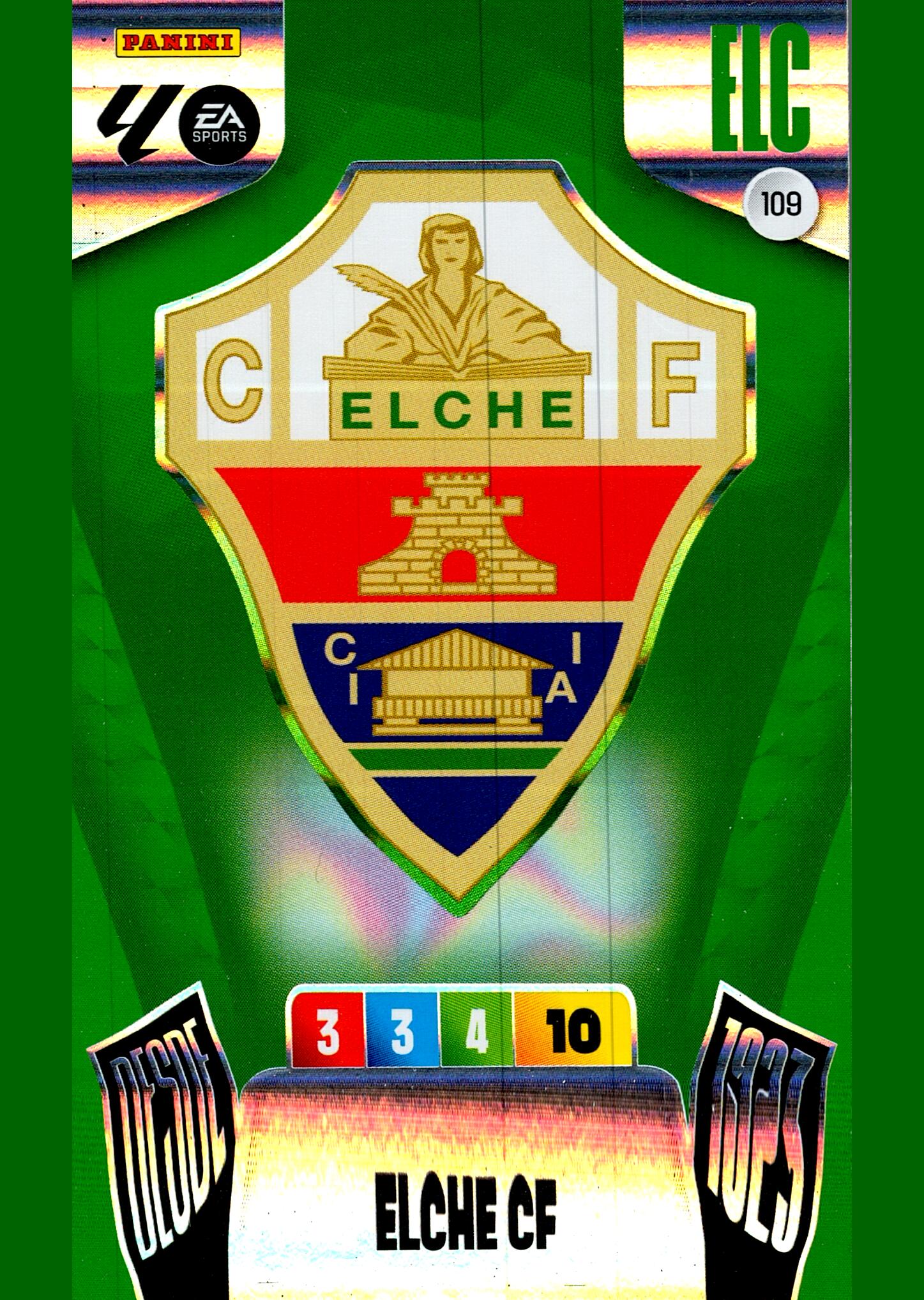ADRENALYN LA LIGA 2025/2026 ESCUDO ELCHE CF Nº109