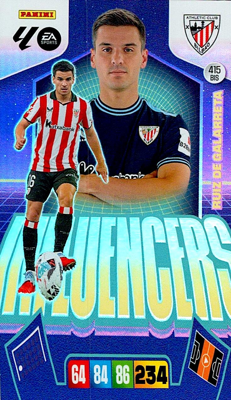 ADRENALYN LA LIGA 2025/2026 RUIZ DE GALARRETA INFLUENCERS Nº415BIS