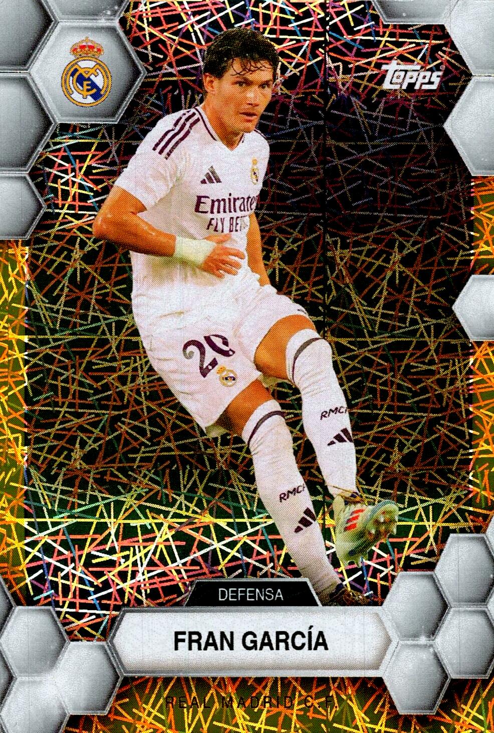 FAN SET REAL MADRID 2024/25 FRAN GARCIA ELECTRIC PARALLEL Nº8