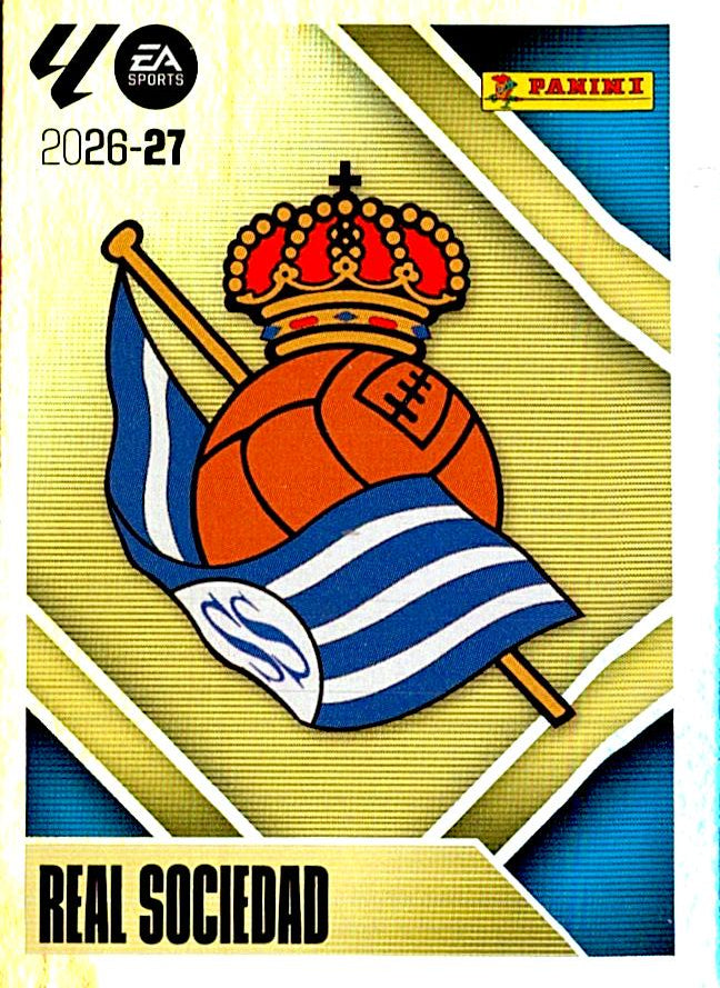 LIGA ESTE 2026/2027  REAL SOCIEDAD ESCUDO Nº1