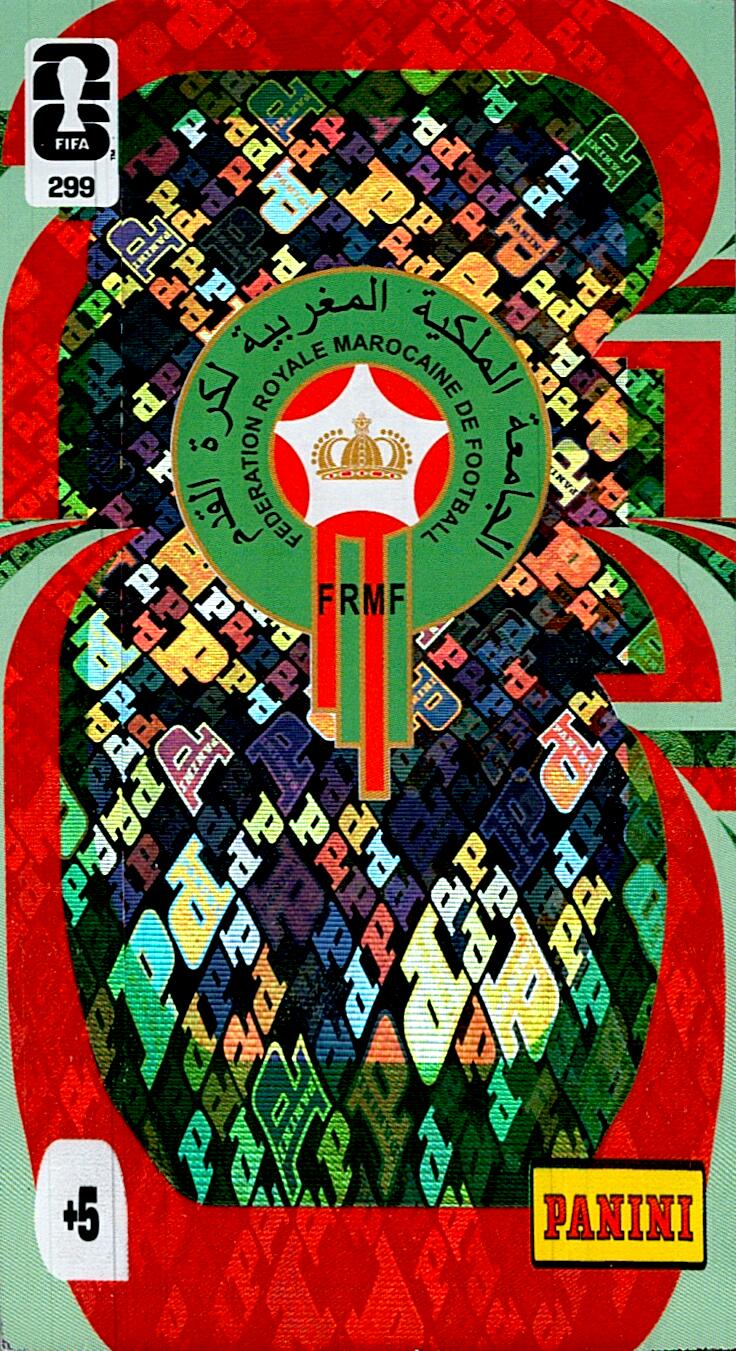 ADRENALYN WORLD CUP 2026 ESCUDO MOROCCO Nº299