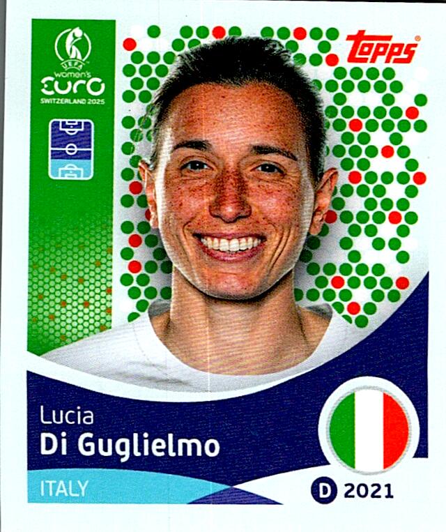 TOPPS WOMEN´S EURO SWITZERLAND 2025 LUCIA DI GUGLIELMO Nº147