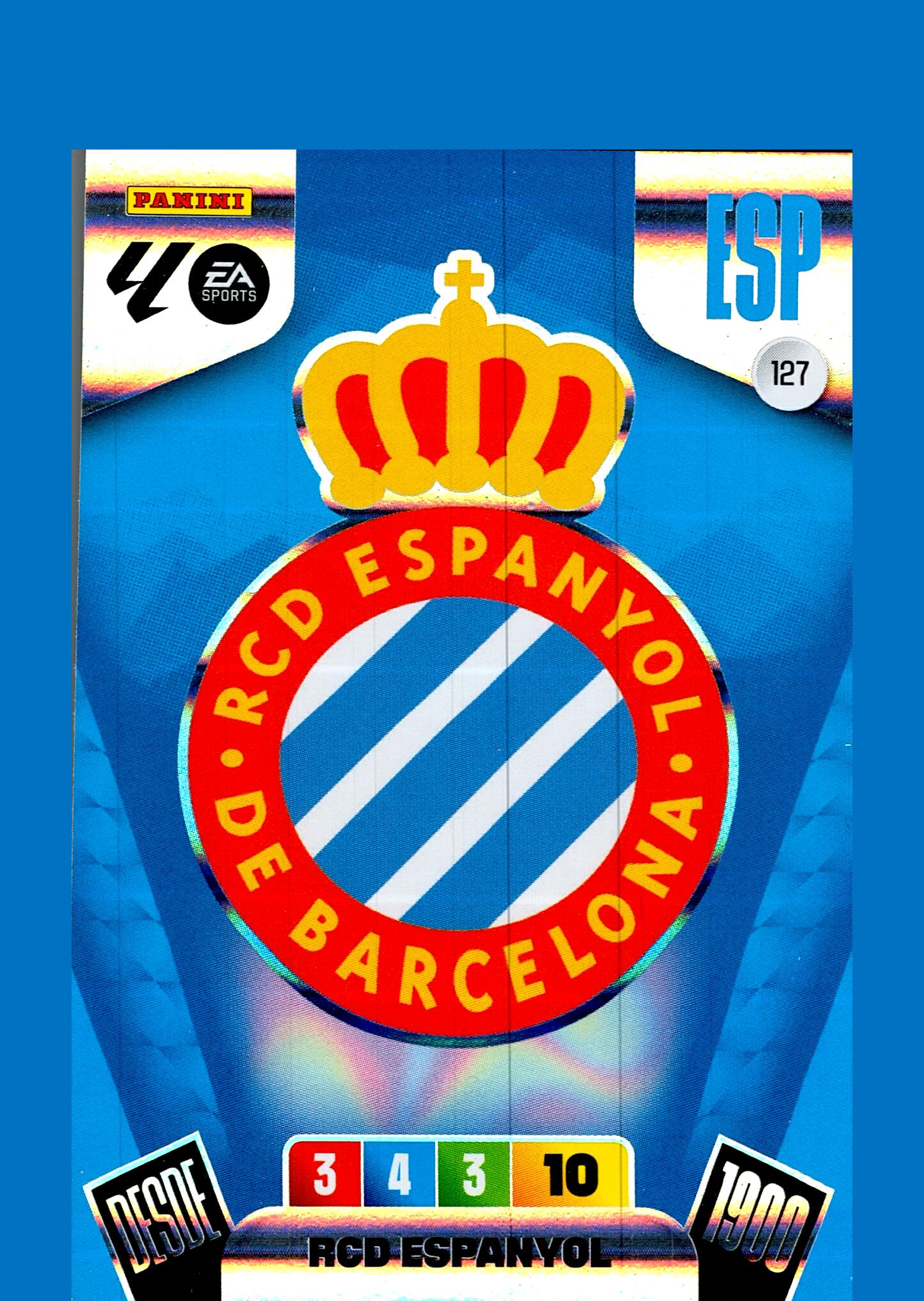 ADRENALYN LA LIGA 2025/2026 ESCUDO RCD ESPANYOL Nº127