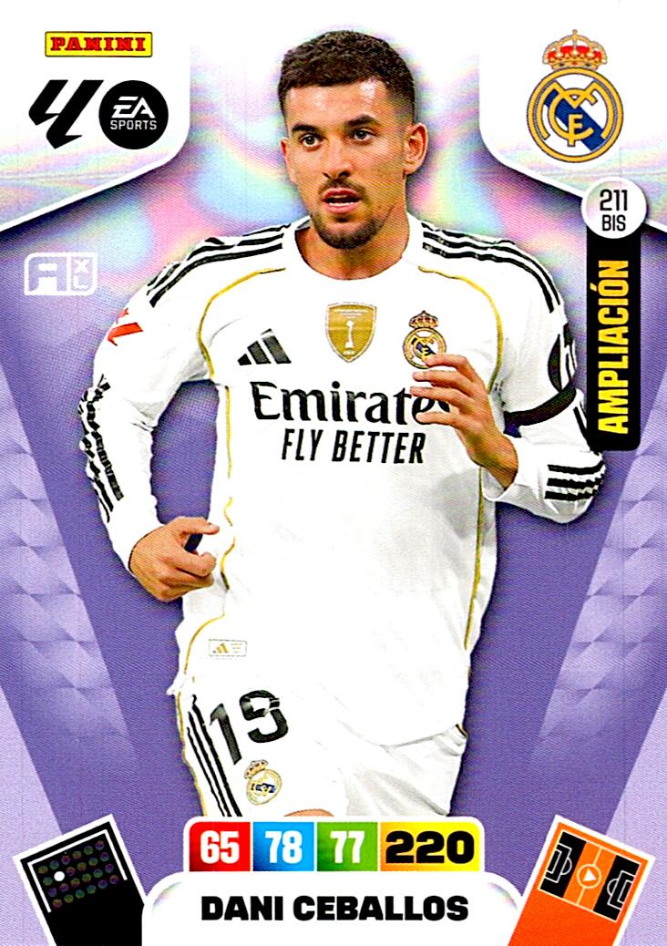 ADRENALYN LA LIGA 2025/2026 DANI CEBALLOS AMPLIACION Nº211 BIS