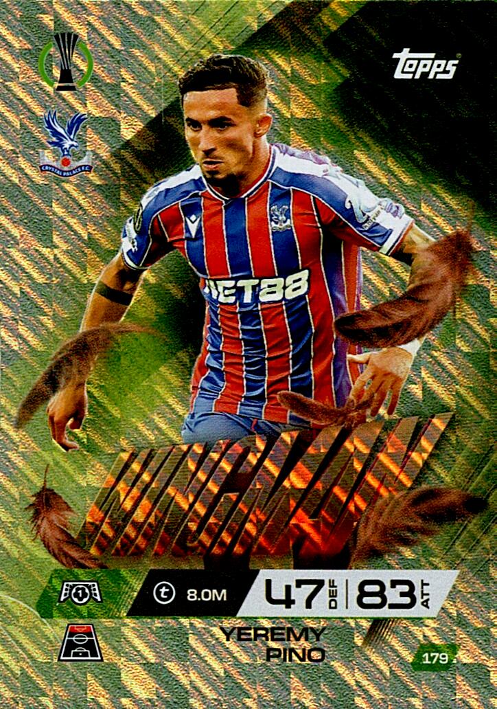 TOPPS MATCH ATTAX EXTRA 2025/26 YEREMY PINO WINGMAN Nº179