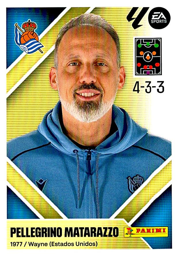 LIGA ESTE 2026/2027  REAL SOCIEDAD ENTENADOR PELLEGRINO MATARAZZO Nº2