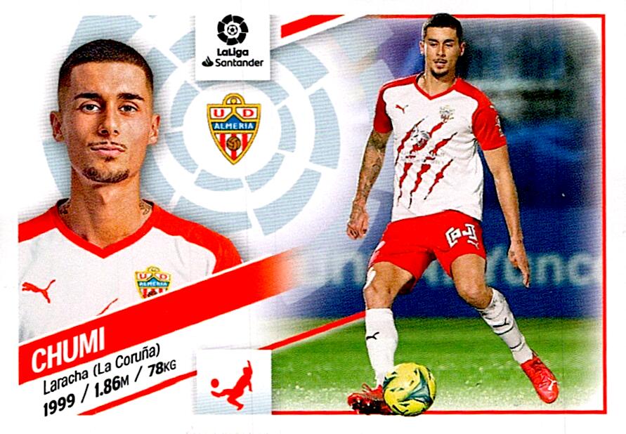 Cromo Liga Este 2022/2023 CHUMI ALMERIA Nº8