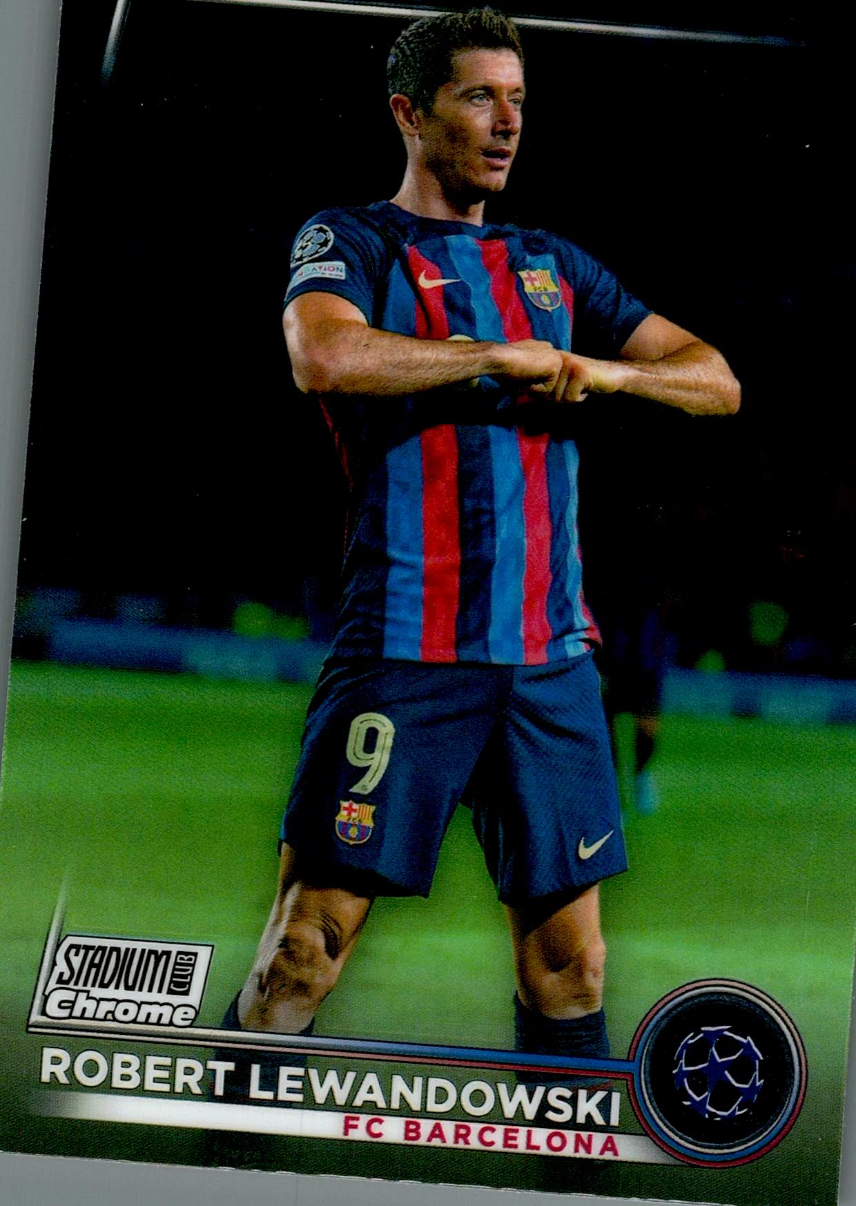 TOPPS STADIUM CHROME 2022/2023 LEWANDOWSKI Nº99