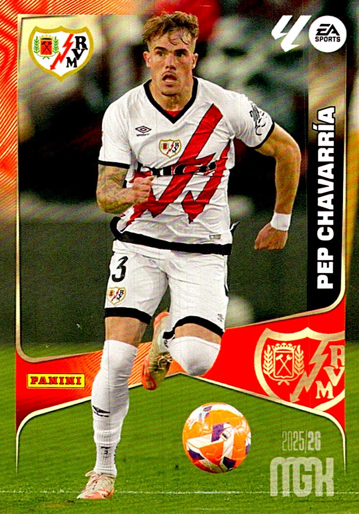 MEGACRACKS 2025/2026 PEP CHAVARRIA RAYO VALLECANO Nº296