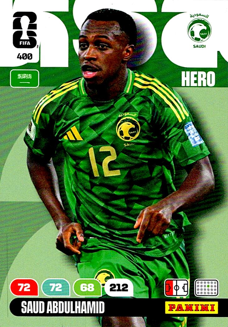 ADRENALYN WORLD CUP 2026 SAUD ABDULHAMID SAUDI ARABIA Nº400