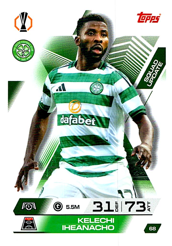 TOPPS MATCH ATTAX EXTRA 2025/26 KELECHI IHEANACHO Nº68